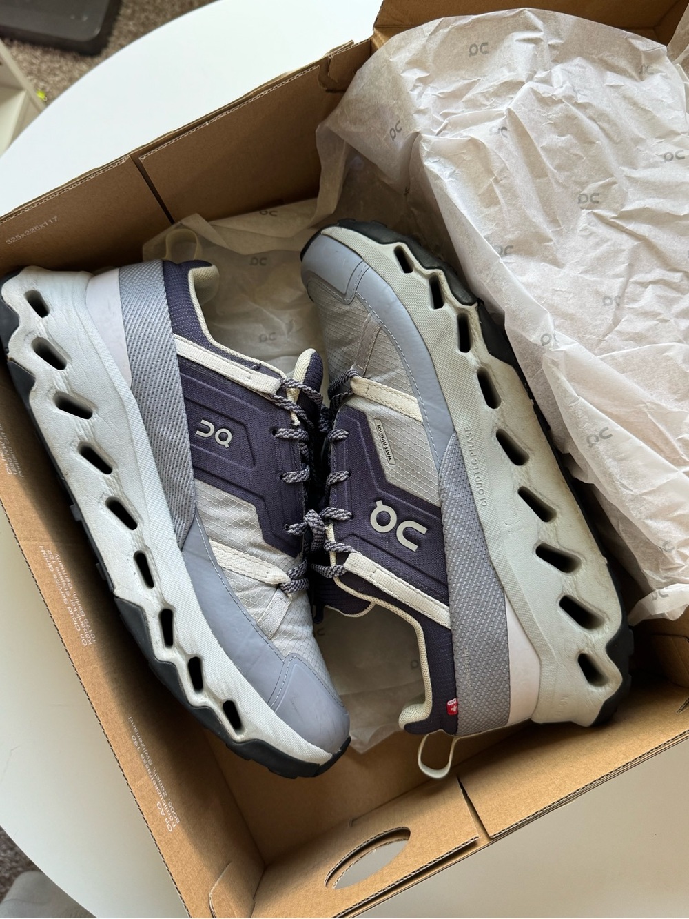 On Cloudhorizon Waterproof Shoes W 7.5 Midnight Glacier